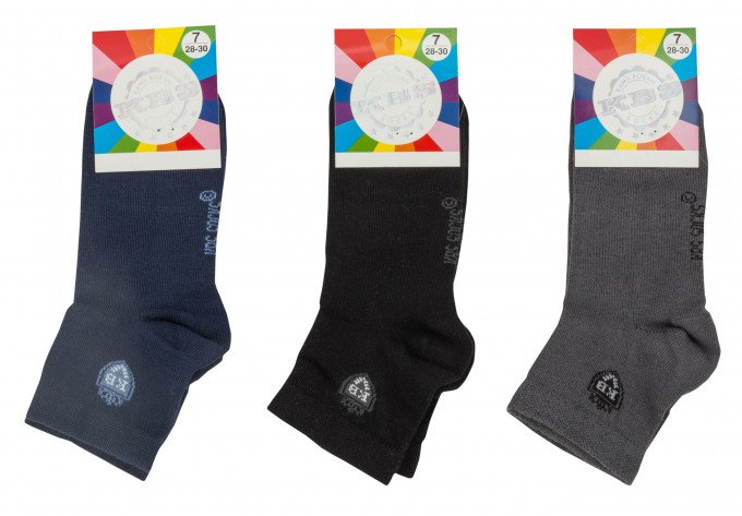 Фото - класичні шкарпетки для хлопчика від KBS ціна 22 грн. за пару - Леопольд