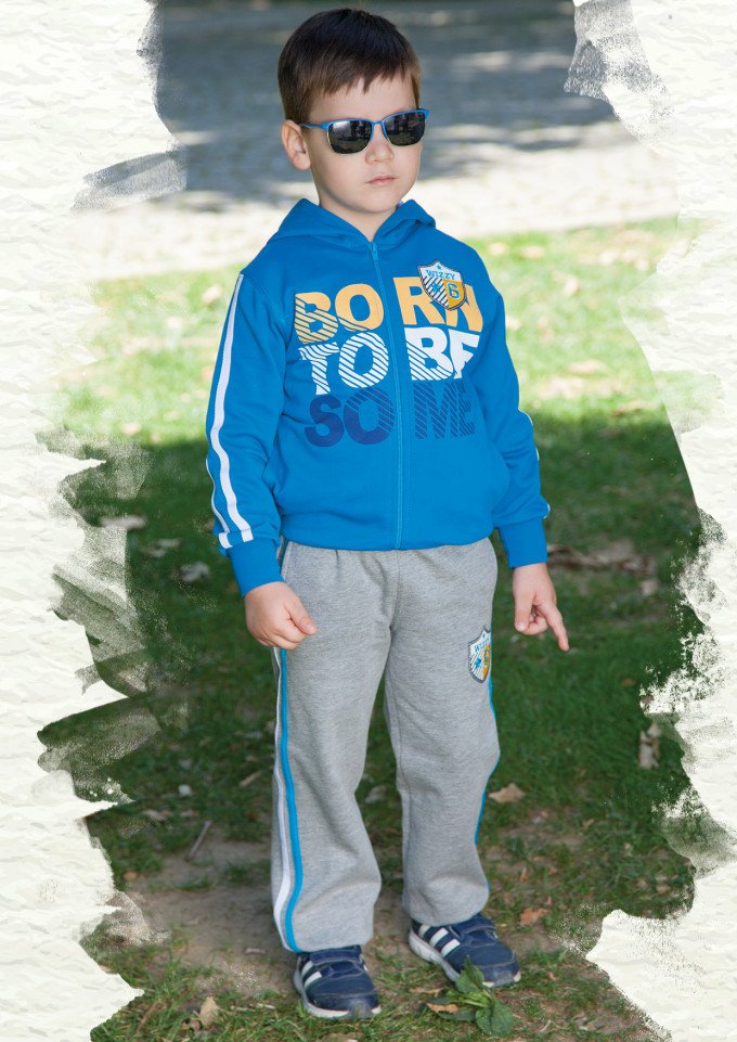 Фото - яскравий спортивний костюм для хлопчика ціна 495 грн. за комплект - Леопольд