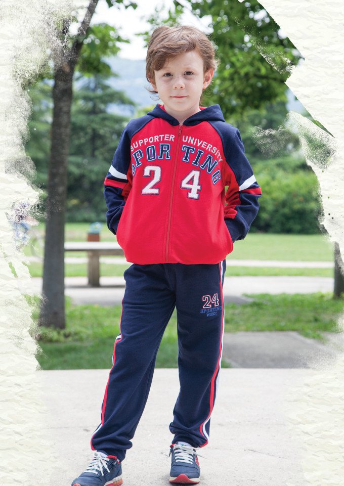 Фото - відмінний спортивний костюм із трикотажу для хлопчика ціна 535 грн. за комплект - Леопольд