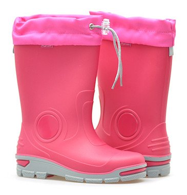 Фото - гумові чоботи матового рожевого кольору від RenBut ціна 250 грн. за пару - Леопольд