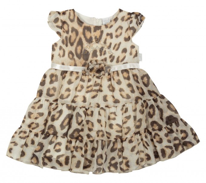 Фото - воздушное платье леопардовой расцветки для модницы цена 385 грн. за штуку - Леопольд