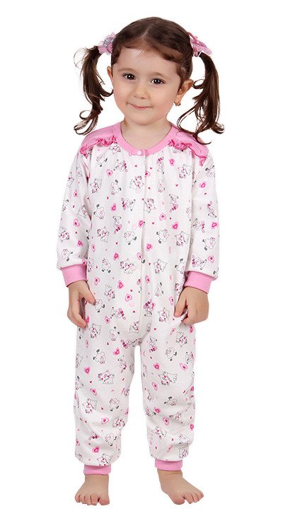 Фото - розовый человечек для сна с милыми зверушками цена 215 грн. за штуку - Леопольд