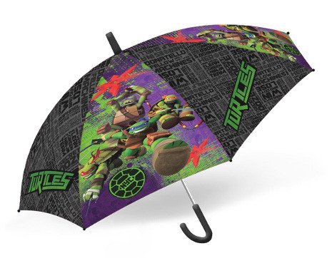 Фото - зонт-трость для мальчика с черепашками-нинзя цена 180 грн. за штуку - Леопольд