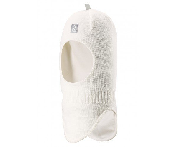 Фото - зимняя шапка-шлем Reima белого цвета для девочек цена 999 грн. за штуку - Леопольд