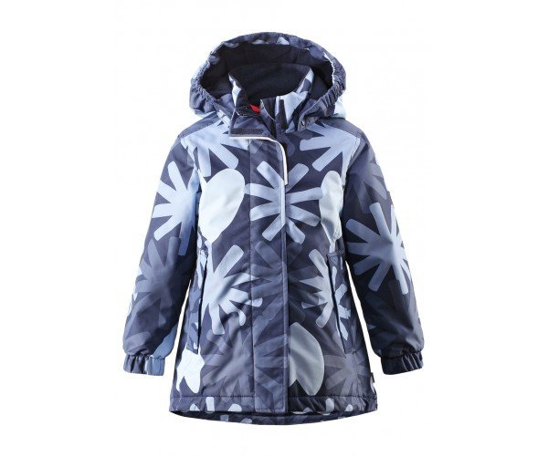 Фото - темно-синяя зимняя курточка Reima для девочек цена 2946 грн. за штуку - Леопольд