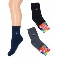 Картинка, однотонні теплі шкарпетки KBS для хлопчика