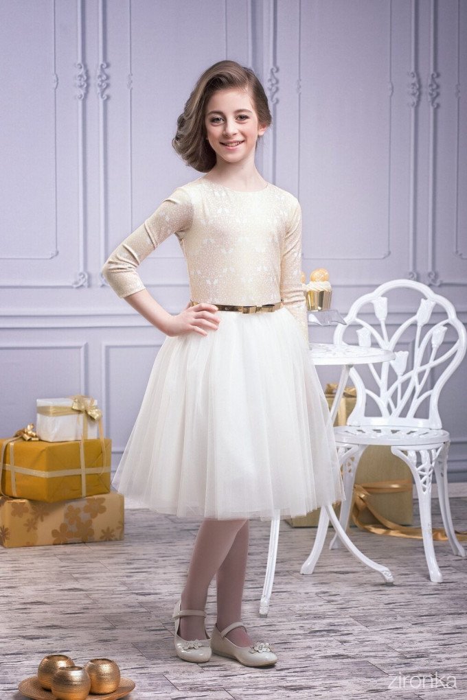 Фото - чудова золота сукня для свята ціна 650 грн. за штуку - Леопольд