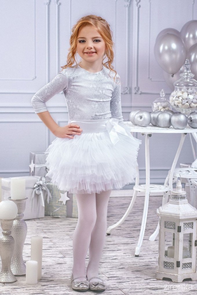 Фото - праздничный комплект из кофточки и юбочки для принцессы цена 435 грн. за комплект - Леопольд