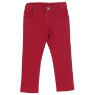 Картинка, модные красные джинсы для девочки