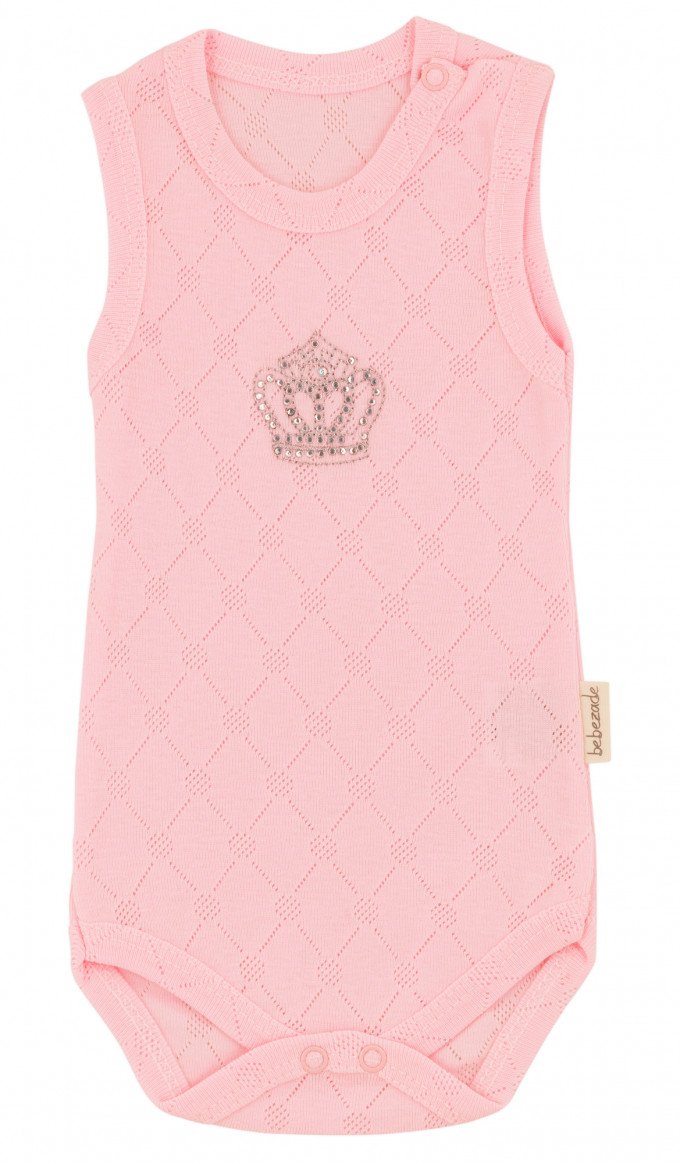 Фото - нежно-розовый боди-маечка для новорожденной цена 80 грн. за штуку - Леопольд