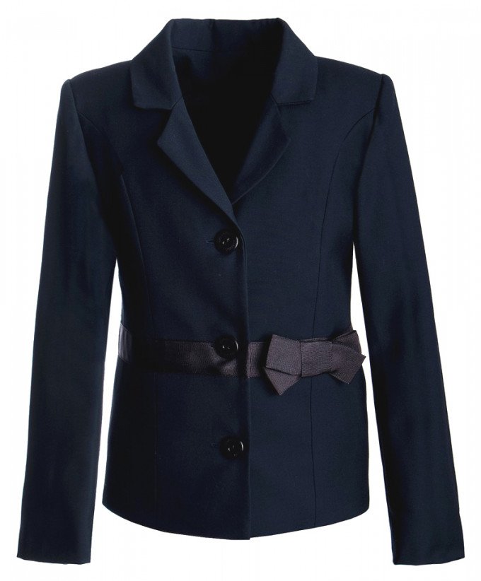 Фото - приємний синій піджак для дівчинки ціна 535 грн. за штуку - Леопольд