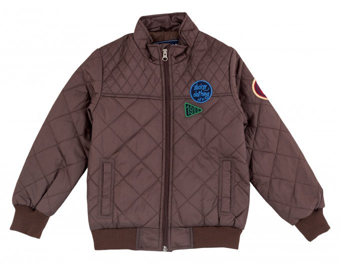 Фото - коричнева демісезонна курточка для хлопчика ціна 505 грн. за штуку - Леопольд