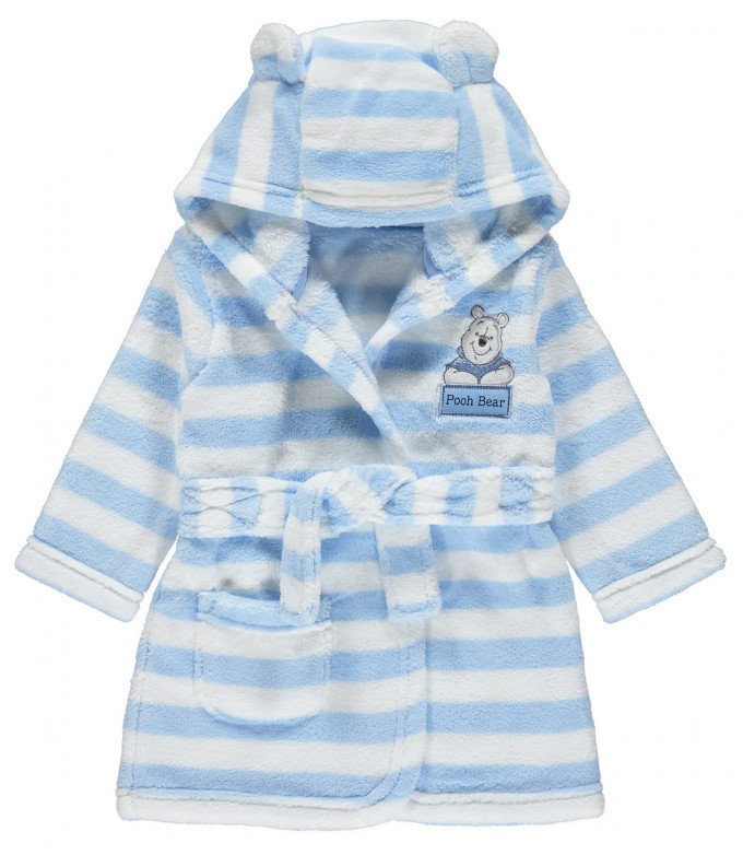 Фото - смугастий халат з мікрофібри для малюка ціна 345 грн. за штуку - Леопольд