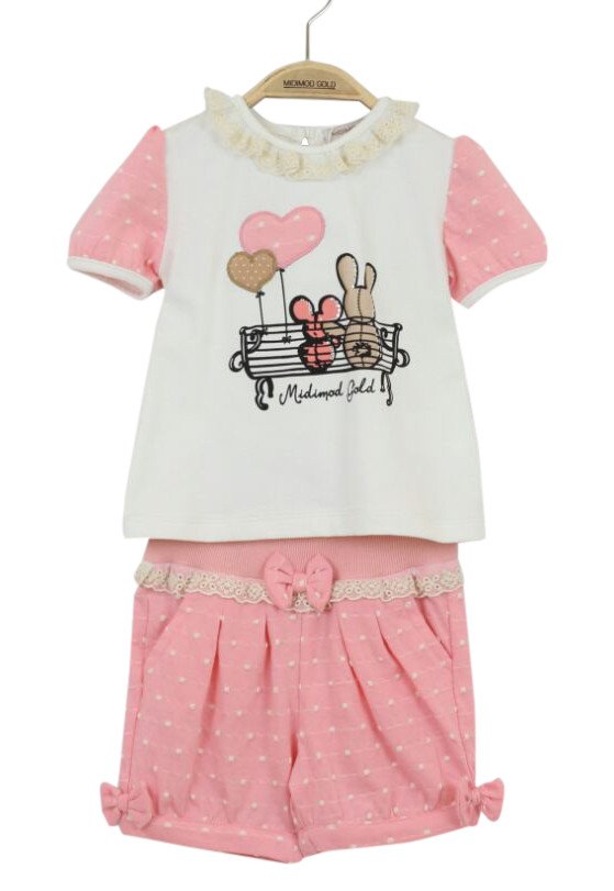 Фото - чарівний комплект із футболочки та шортиків для малюка ціна 265 грн. за комплект - Леопольд