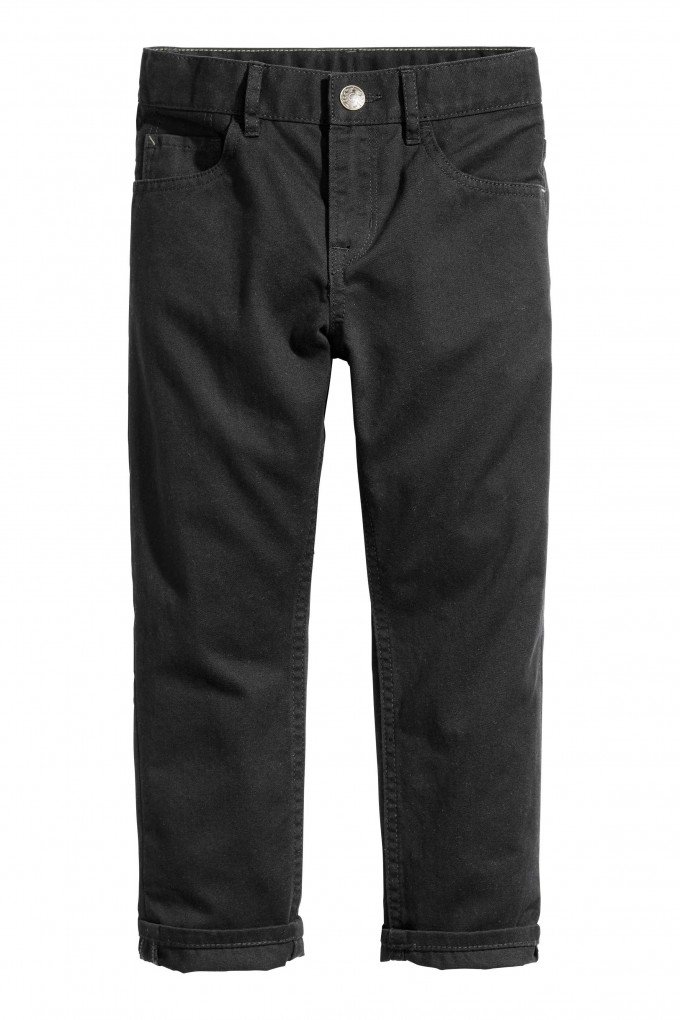 Фото - чорного кольору джинси для хлопчика ціна 265 грн. за штуку - Леопольд