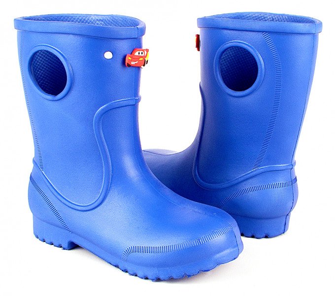 Фото - сині чоботи з Маквіном для хлопчика ціна 119 грн. за пару - Леопольд