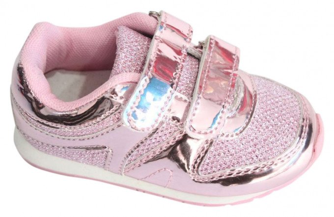 Фото - модные нежно-розовые кроссовки для девочки цена 215 грн. за пару - Леопольд