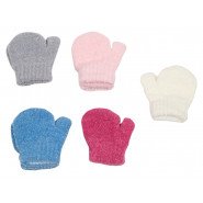 Картинка, пушистые демисезонные рукавички для малышей