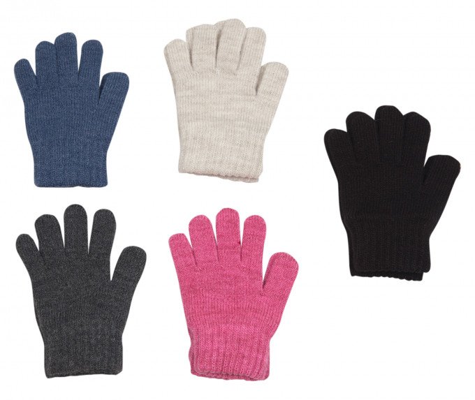 Фото - однотонні дитячі рукавички унісекс ціна 90 грн. за пару - Леопольд