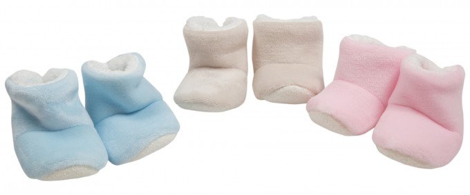 Фото - різнокольорові флісові чобітки для малюків ціна 75 грн. за пару - Леопольд