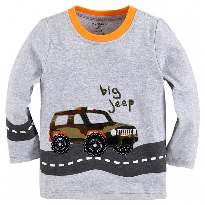Фото - сірий реглан Big Jeep для хлопчика ціна 255 грн. за штуку - Леопольд