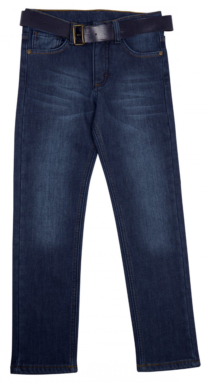 Фото - серо-синие теплые джинсы для мальчика цена 435 грн. за штуку - Леопольд