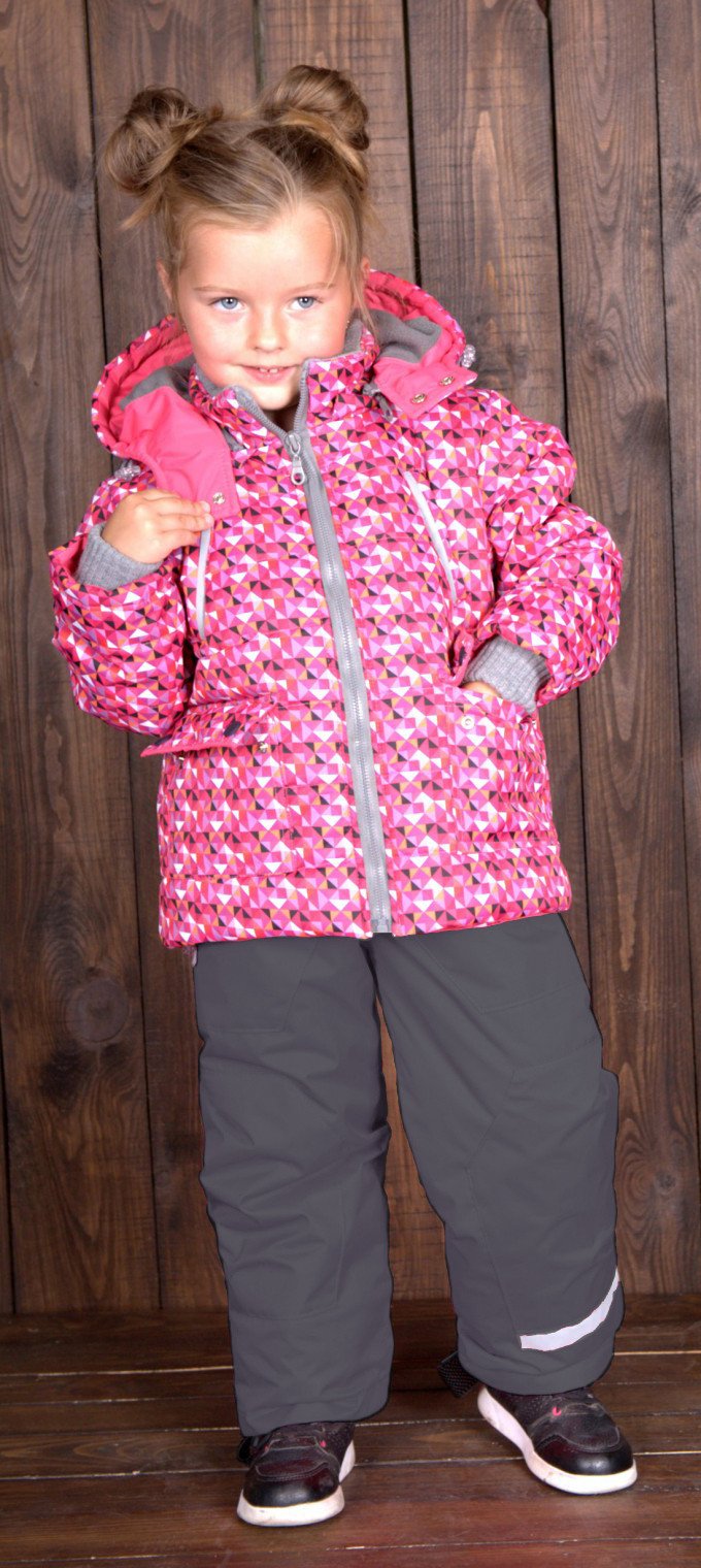 Фото - удобный зимний костюм для девочки цена 1455 грн. за комплект - Леопольд
