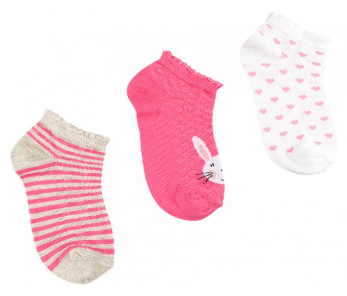 Фото - комплект ажурних шкарпеток із трьох пар для дівчинки ціна 65 грн. за комплект - Леопольд