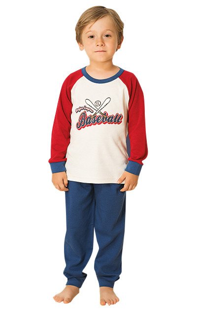 Фото - піжамка Baseboll для хлопчика ціна 295 грн. за комплект - Леопольд