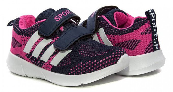 Фото - синьо-рожеві кросівки на літо ціна 285 грн. за пару - Леопольд