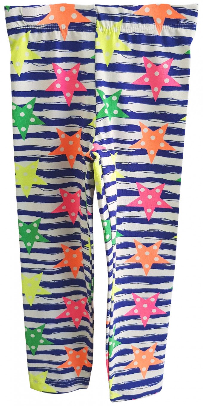 Фото - яскраві літні штани для дівчинки ціна 115 грн. за штуку - Леопольд