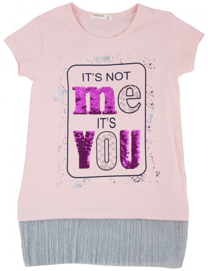 Фото - модна футболка для дівчинки ціна 255 грн. за штуку - Леопольд