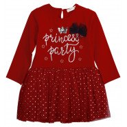Картинка, блискуче червоне плаття для малюка