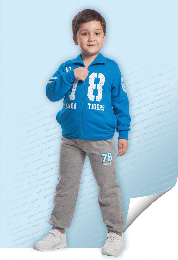 Фото - трикотажний костюм для хлопчика ціна 565 грн. за комплект - Леопольд
