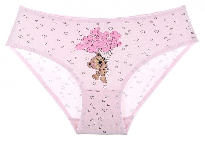 Фото - смішні рожеві трусики з ведмедиком ціна 35 грн. за штуку - Леопольд