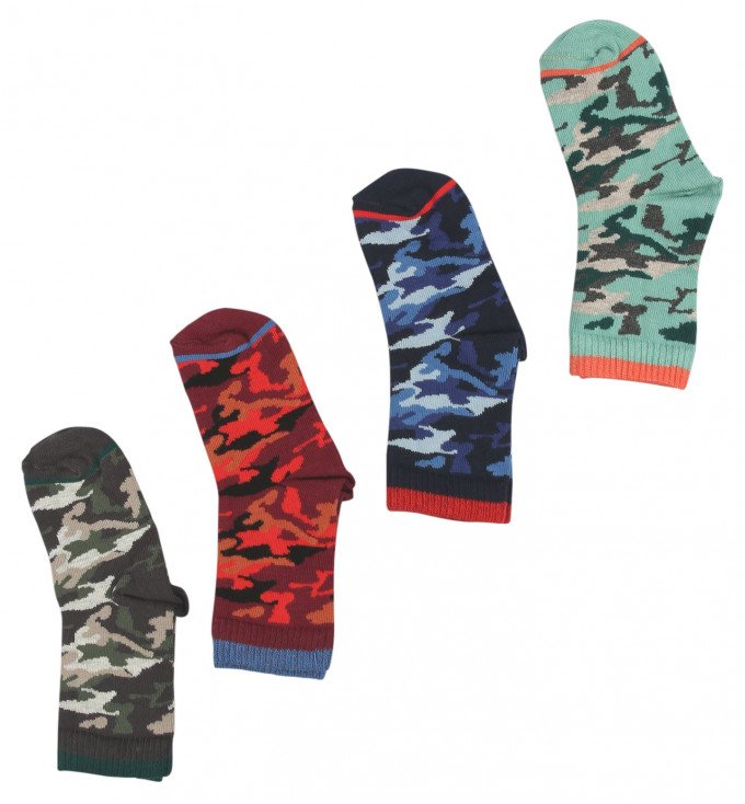 Фото - осінні шкарпетки для хлопчика Мілітарі ціна 32 грн. за пару - Леопольд