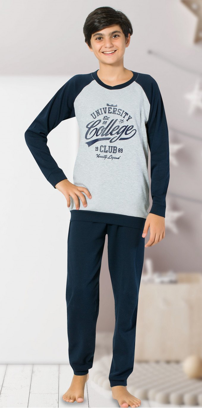 Фото - модная турецкая пижама для подростка цена 405 грн. за комплект - Леопольд