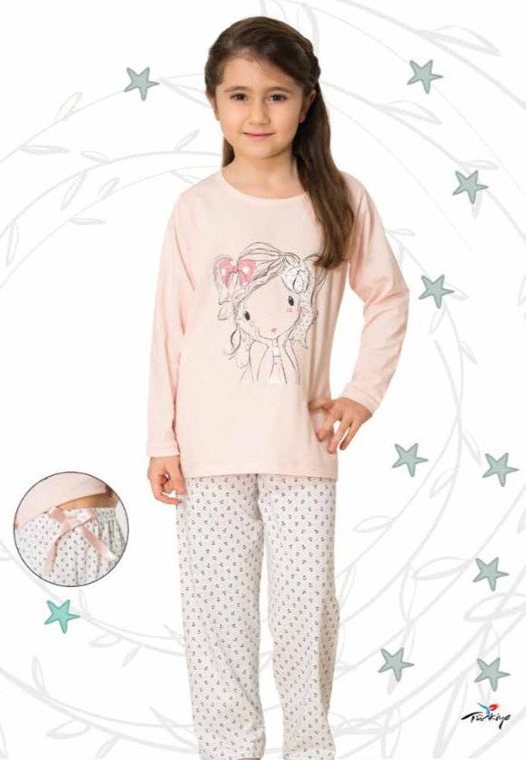 Фото - нежная пижама для девочки цена 265 грн. за комплект - Леопольд