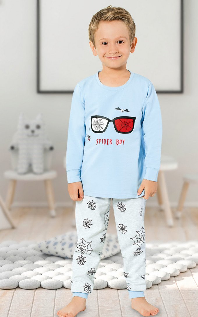 Фото - трикотажная пижама для мальчика Spider Boy цена 345 грн. за комплект - Леопольд