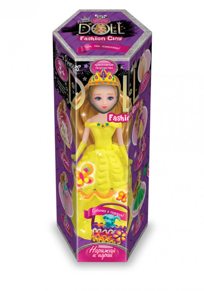 Фото - комплект для ліплення Princess doll ціна 119 грн. за комплект - Леопольд