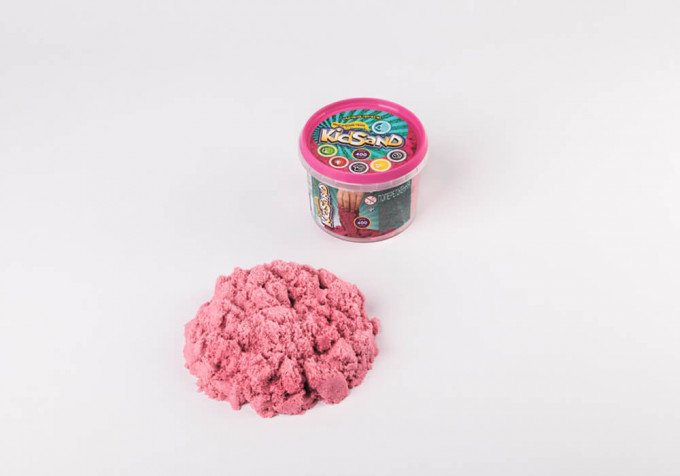 Фото - унікальний рожевий пісок KidSand ціна 99 грн. за комплект - Леопольд