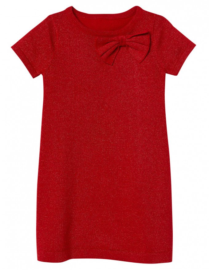 Фото - яскрава червона сукня для дівчинки ціна 295 грн. за штуку - Леопольд