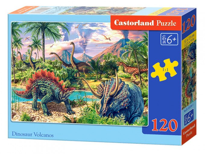 Фото - интересные пазлы Castorland Динозавры цена 59 грн. за комплект - Леопольд