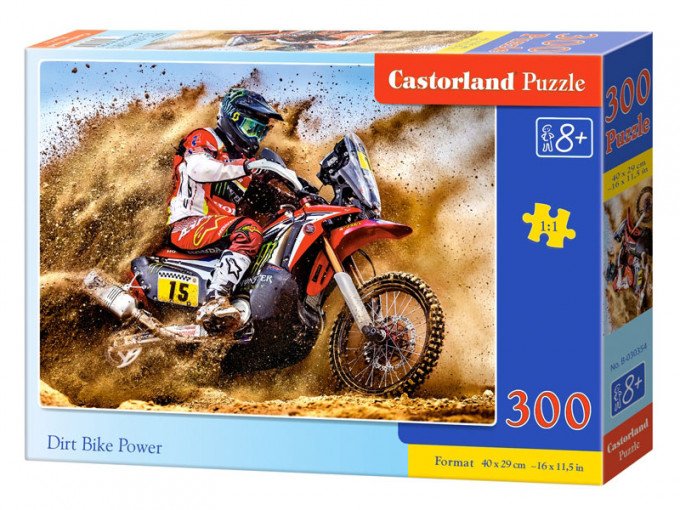 Фото - пазли для маленьких гонщиків Castorland ціна 125 грн. за комплект - Леопольд