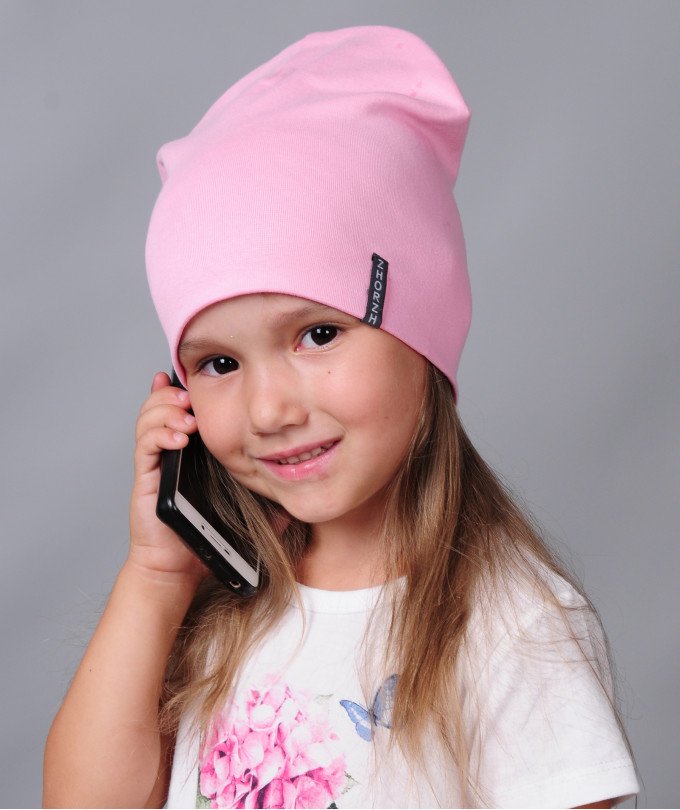 Фото - бавовняна демісезонна шапочка для дівчинки ціна 89 грн. за штуку - Леопольд