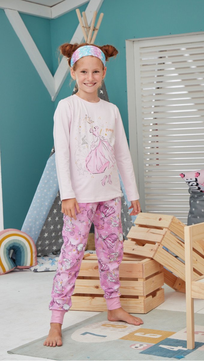 Фото - розовая пижама для малышки цена 355 грн. за комплект - Леопольд