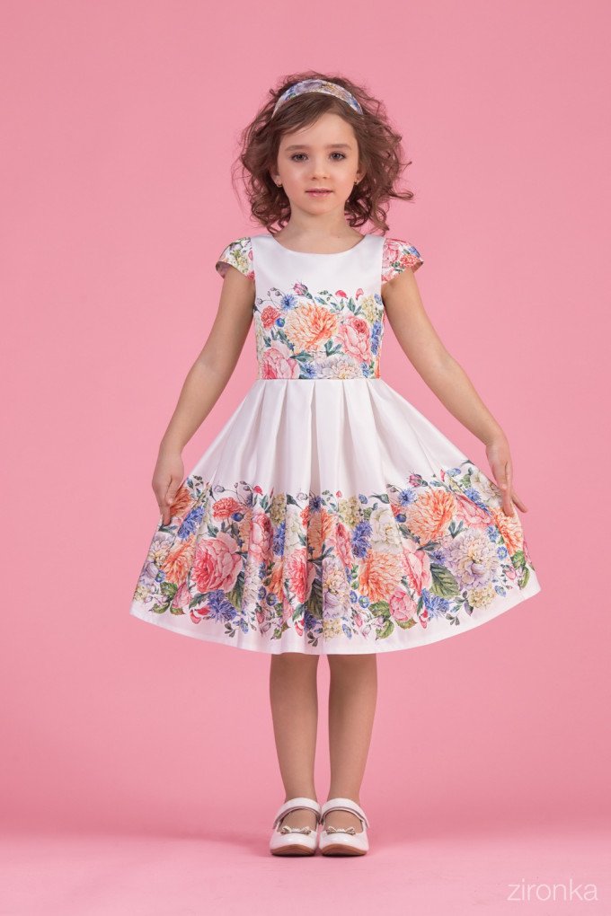 Фото - миле кремове плаття для дівчинки ціна 385 грн. за штуку - Леопольд