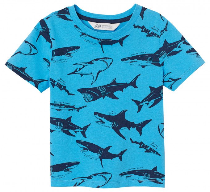 Фото - футболка для хлопчика Акула ціна 195 грн. за штуку - Леопольд