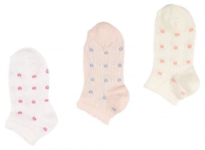 Фото - літні шкарпетки для дівчинки в сіточку ціна 29 грн. за пару - Леопольд