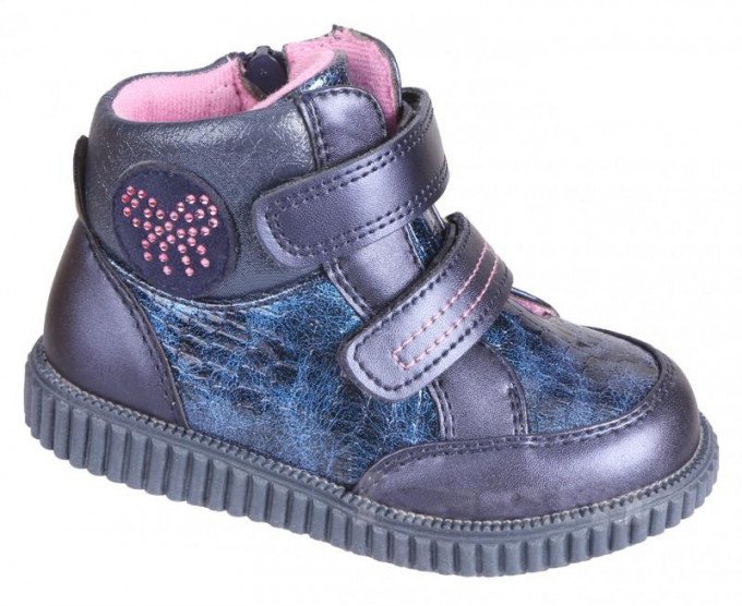 Фото - черевики на флісі для дівчинки ціна 455 грн. за штуку - Леопольд